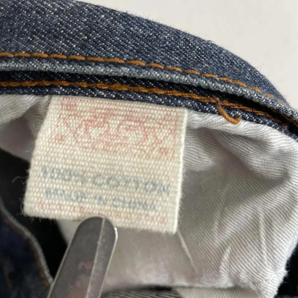 Vintage Y2K‎ Rare Evisu Jeans Embroidered Men Size 38